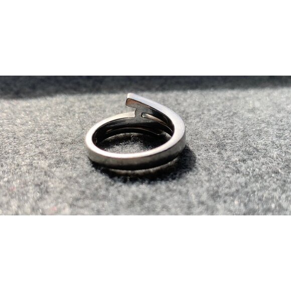 Blue Topaz in Sterling Silver 925 Marked Ring Size 6.5 - Picture 6 of 10